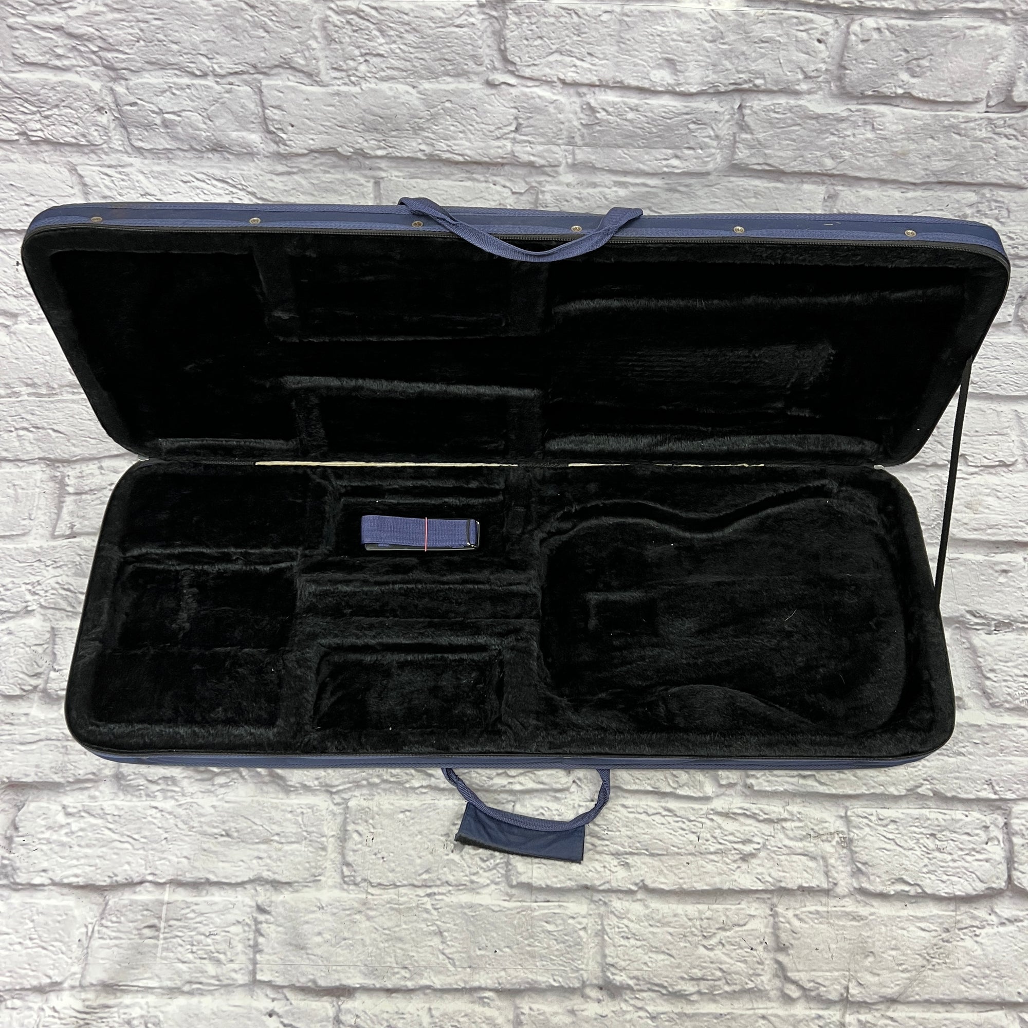 Washburn Polyfoam Electric Guitar Hard Case Blue - Fits Strat and Tele