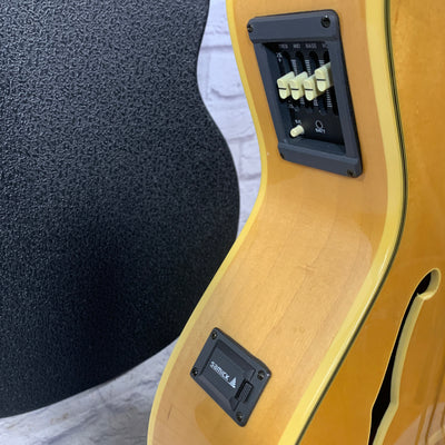 Samick HFB-590 Acoustic Electric Bass Guitar