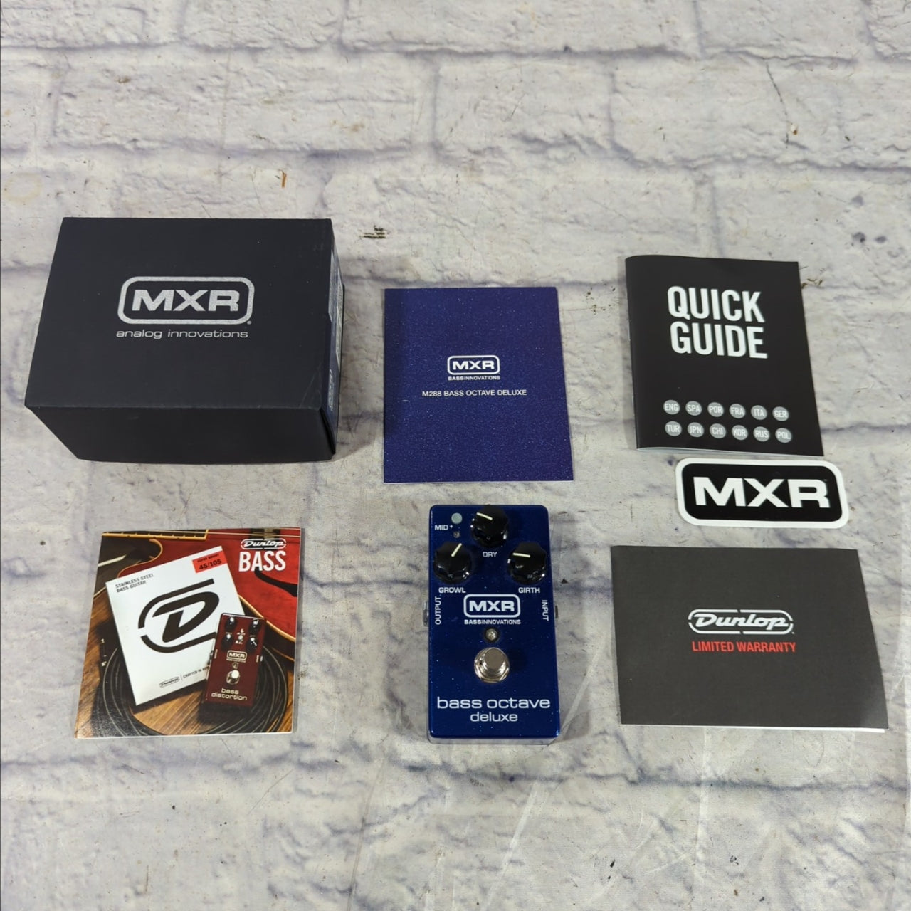 MXR Bass Octave Deluxe Pedal