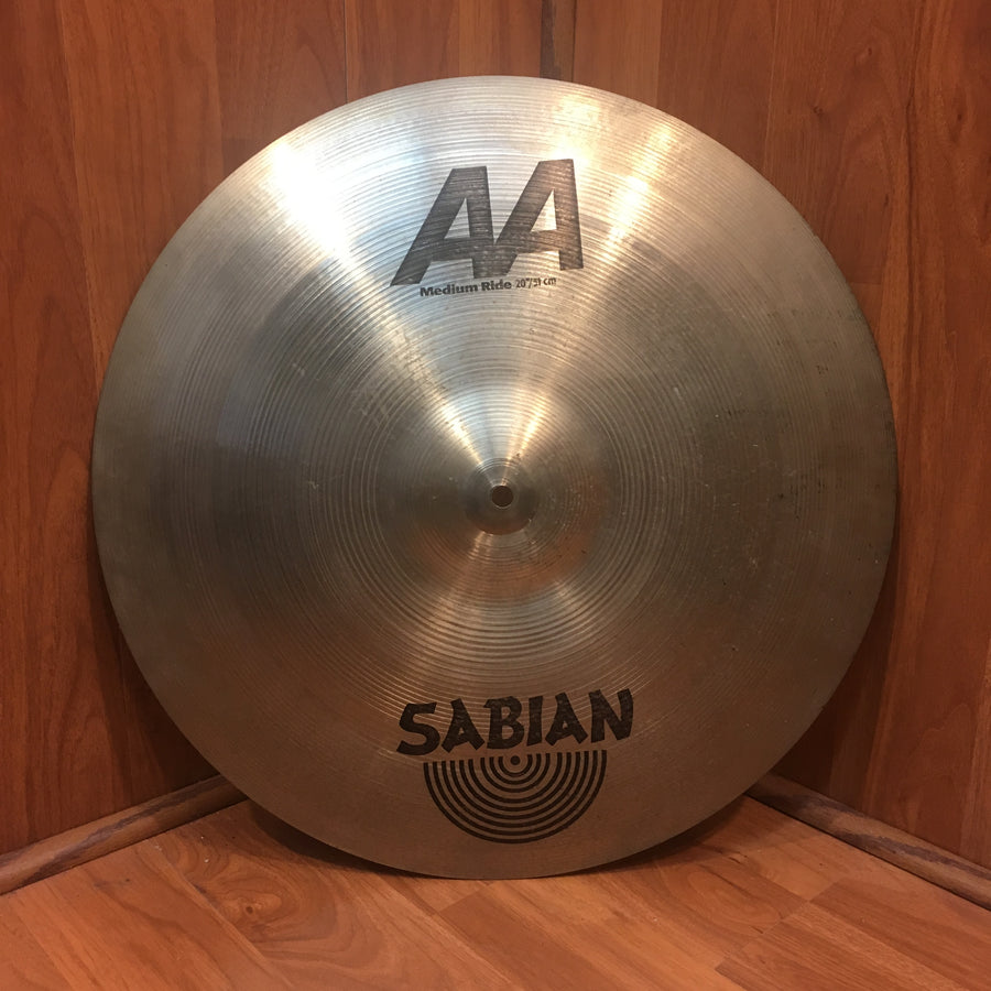 Sabian AA Medium Ride 20" Signed by Zildjian brothers