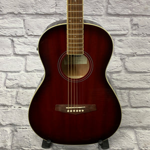 Ibanez PN12E VMS Parlor Acoustic/Electric Vintage Mahogany Sunburst
