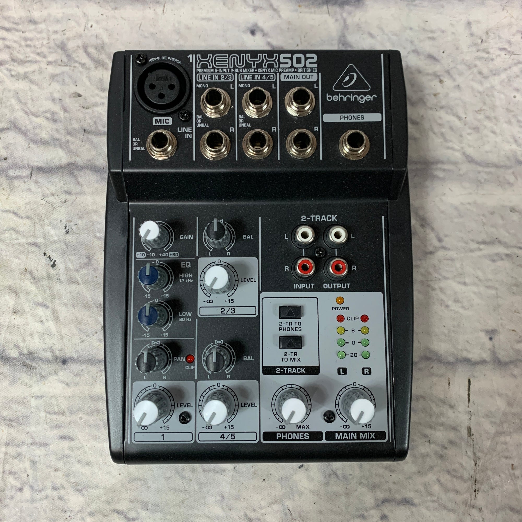Behringer Xenyx 502 5-Input Compact Mixer