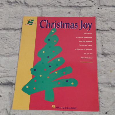 Hal Leonard Christmas Joy 5 Finger Piano Book