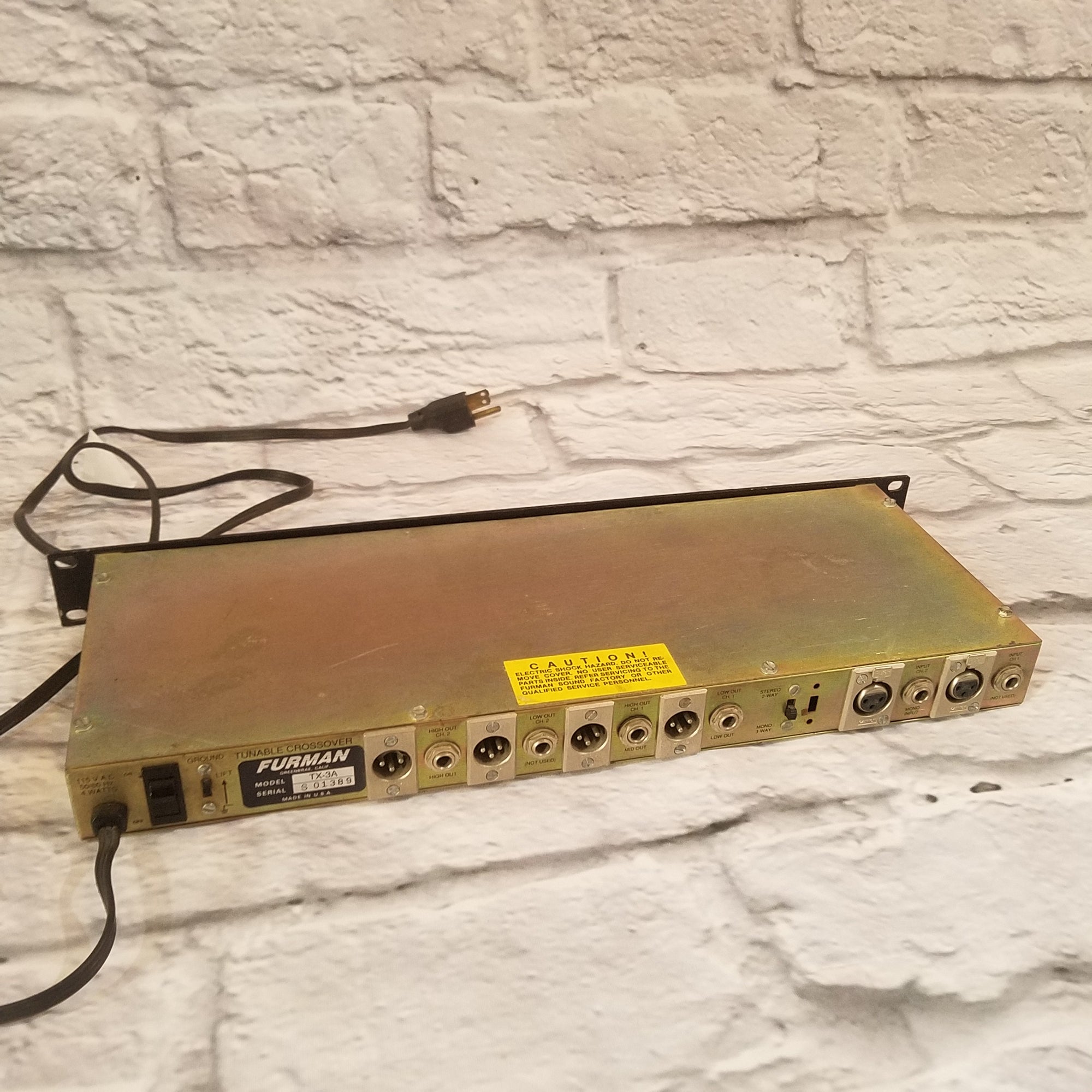 Furman TX-3A Tuneable Crossover