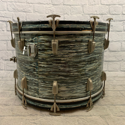 WFL Super Classic 14" x 22" Bass Drum - Blue Oyster Pearl