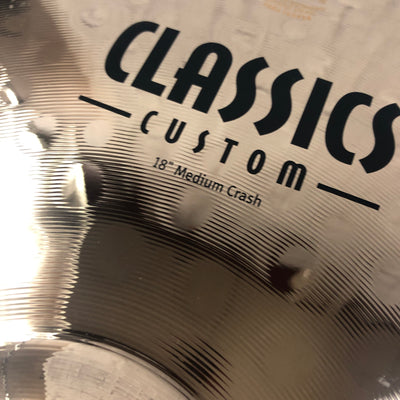 Meinl 18 Custom Classics Medium Crash Cymbal