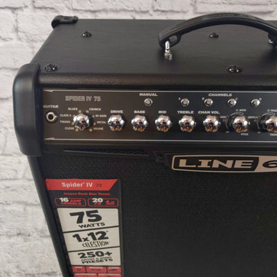 Line 6 Spider IV 75W 1x12 Modeling Guitar Combo Amp - New Old Stock