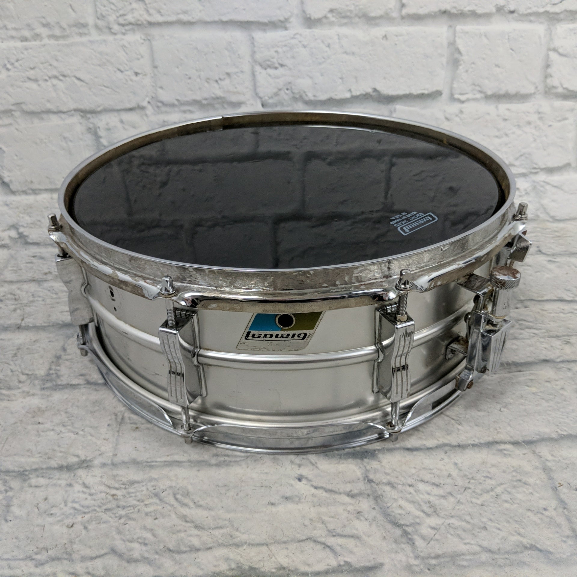 1970's Ludwig Acrolite 5x14 Aluminum Snare