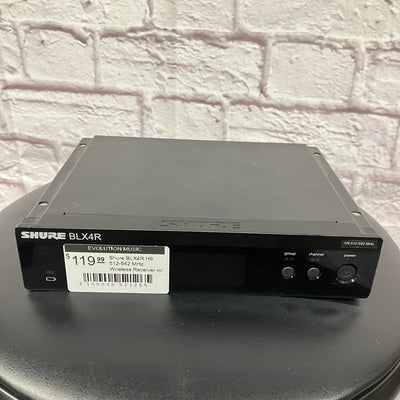 Shure BLX4R H9 512-542 MHz Wireless Receiver w/ pwr supply