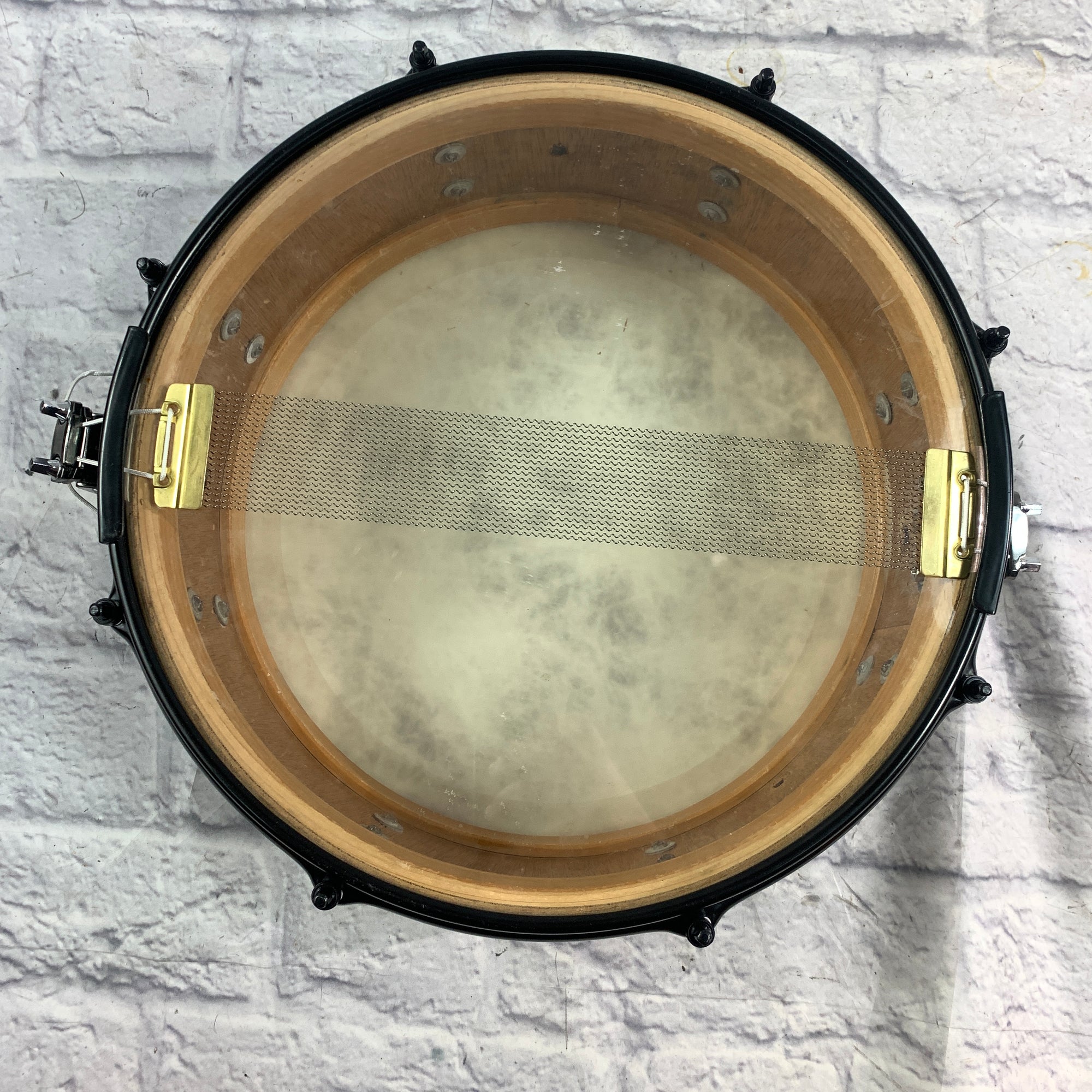 Unknown Custom Maple Snare Hematite Finish 14x6