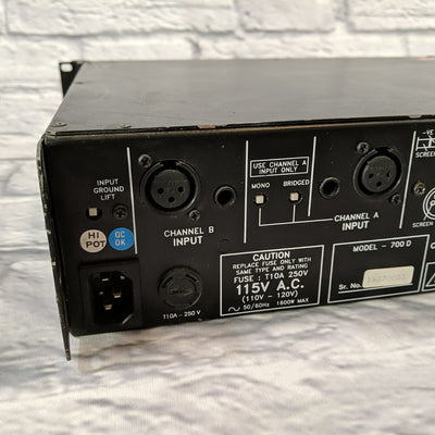 Studiomaster 700D Dual Channel Power Amp