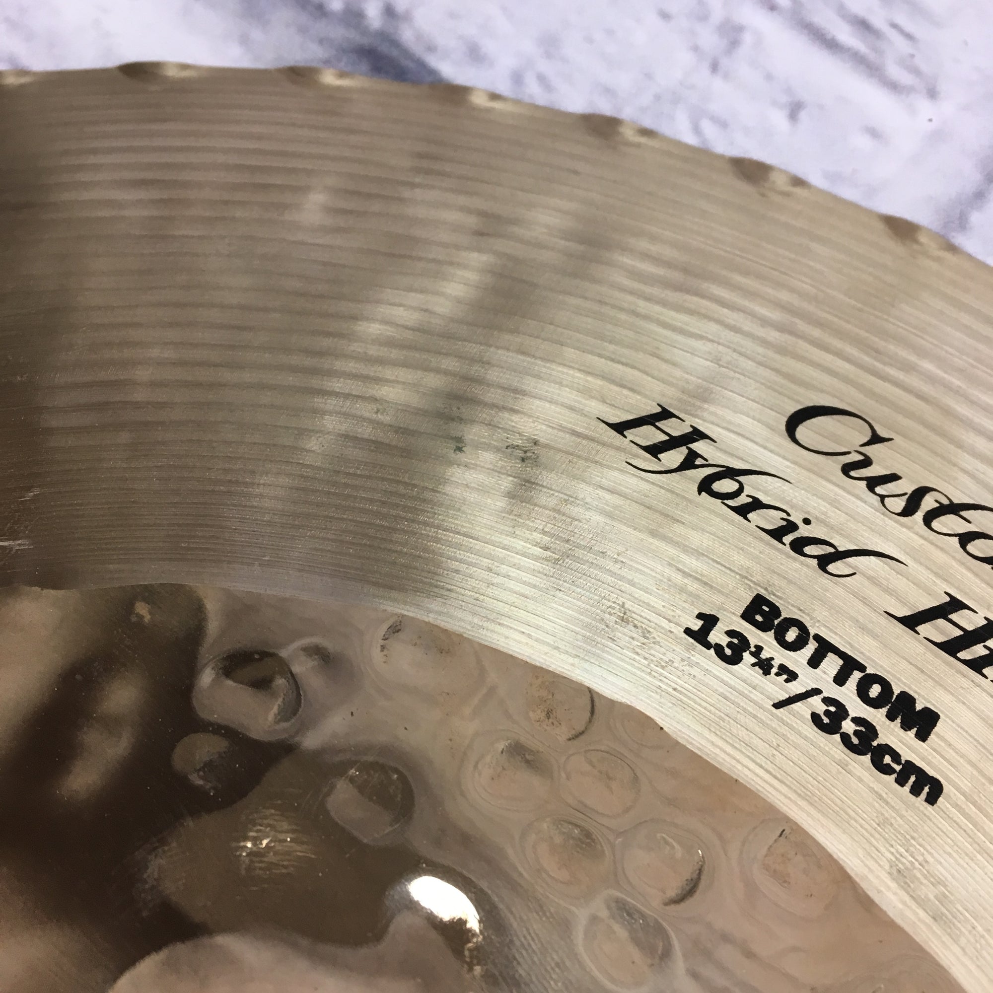 Zildjian 13.25in K Custom Hybrid Hi Hat Cymbal Pair