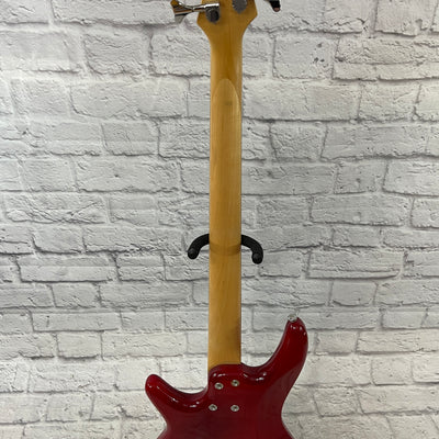 Ibanez Red Gio Bass  4 String Bass Guitar w/ Gig Bag