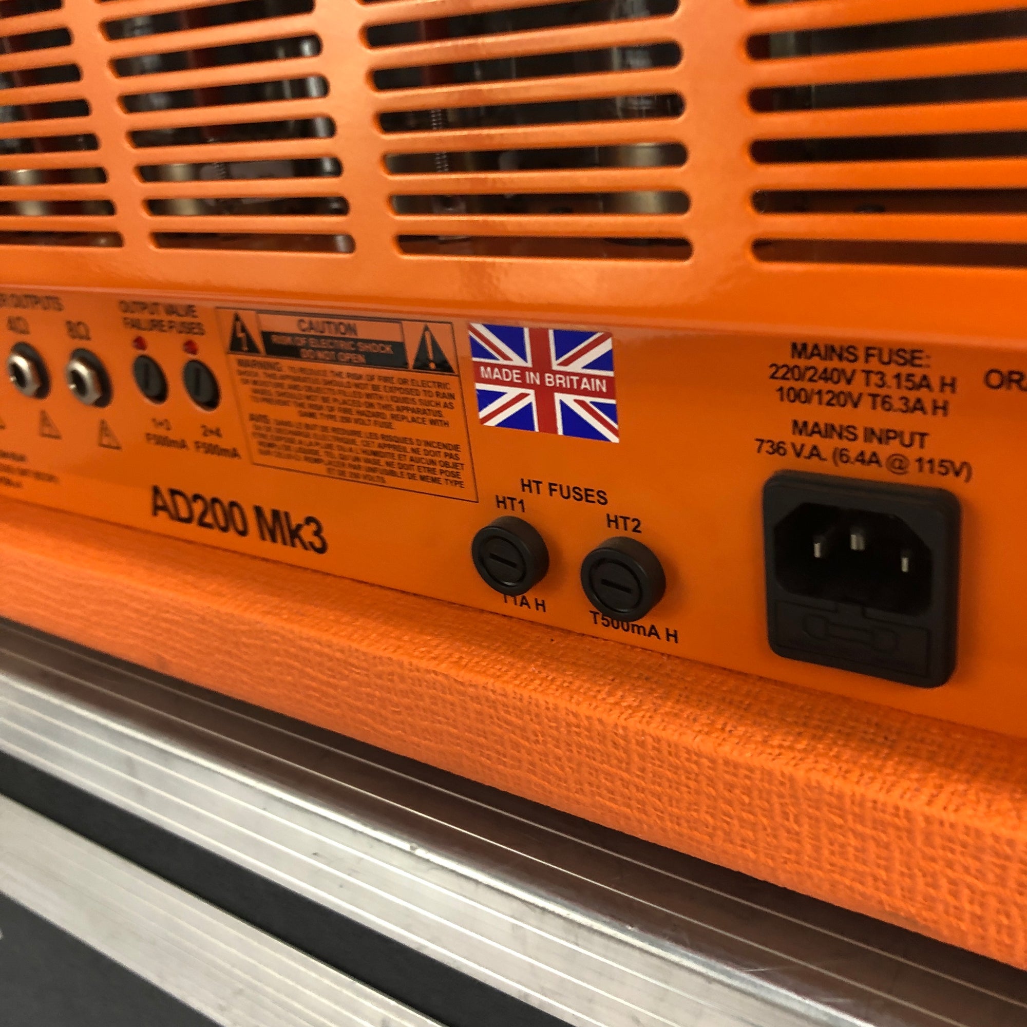 Orange Amps AD200 Bass MK3 Tube Head with Flight Case