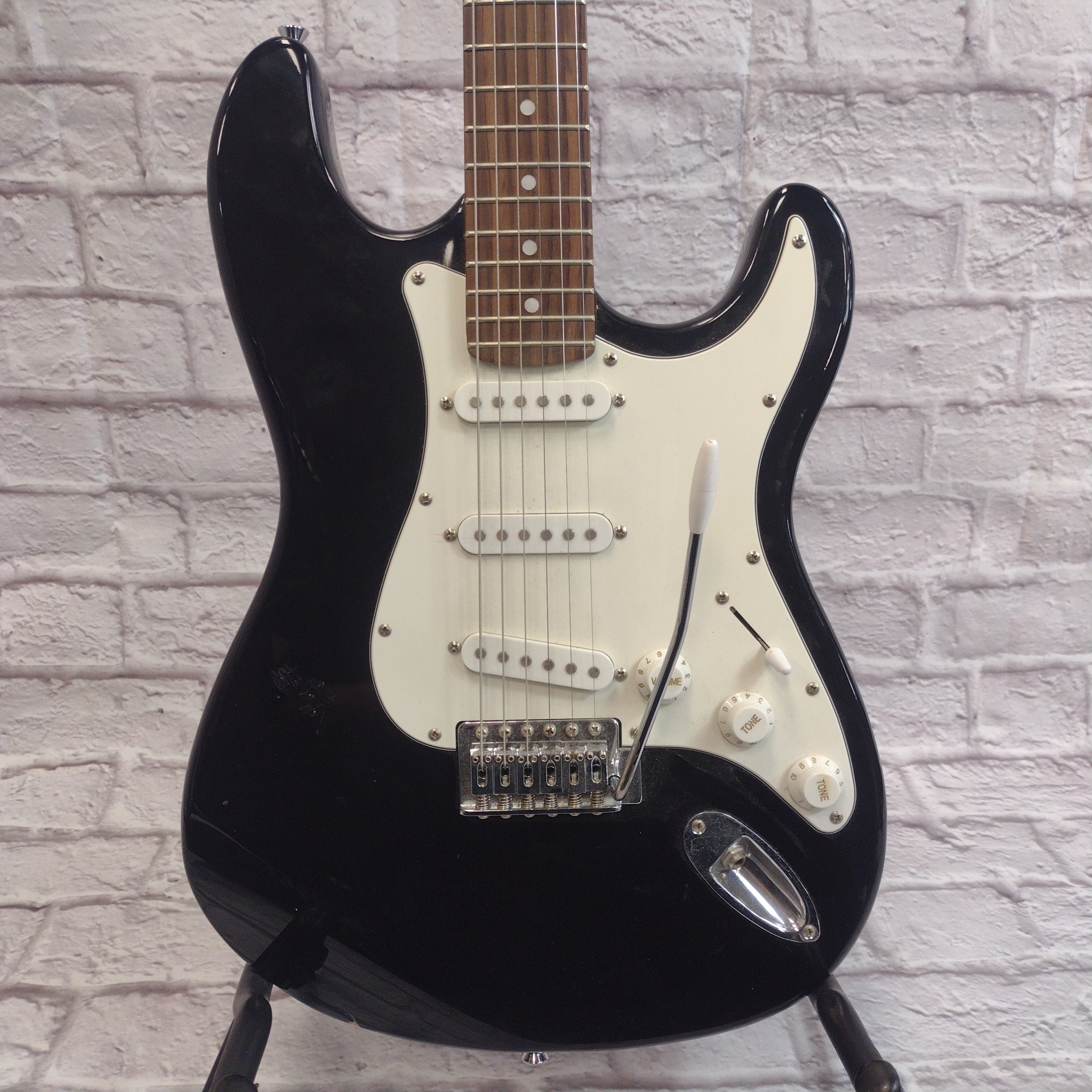Spectrum Black Stratocaster Style Guitar Electric Guitar