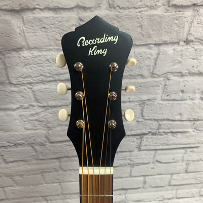 Recording King ROS7ETS 000 Size Acoustic Guitar