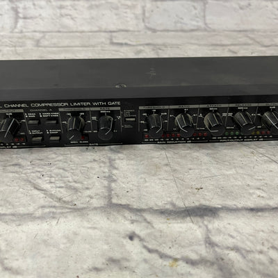 Alesis 3630 Dual Channel Compressor Limiter w/ Gate Rack Unit - no pwr supply