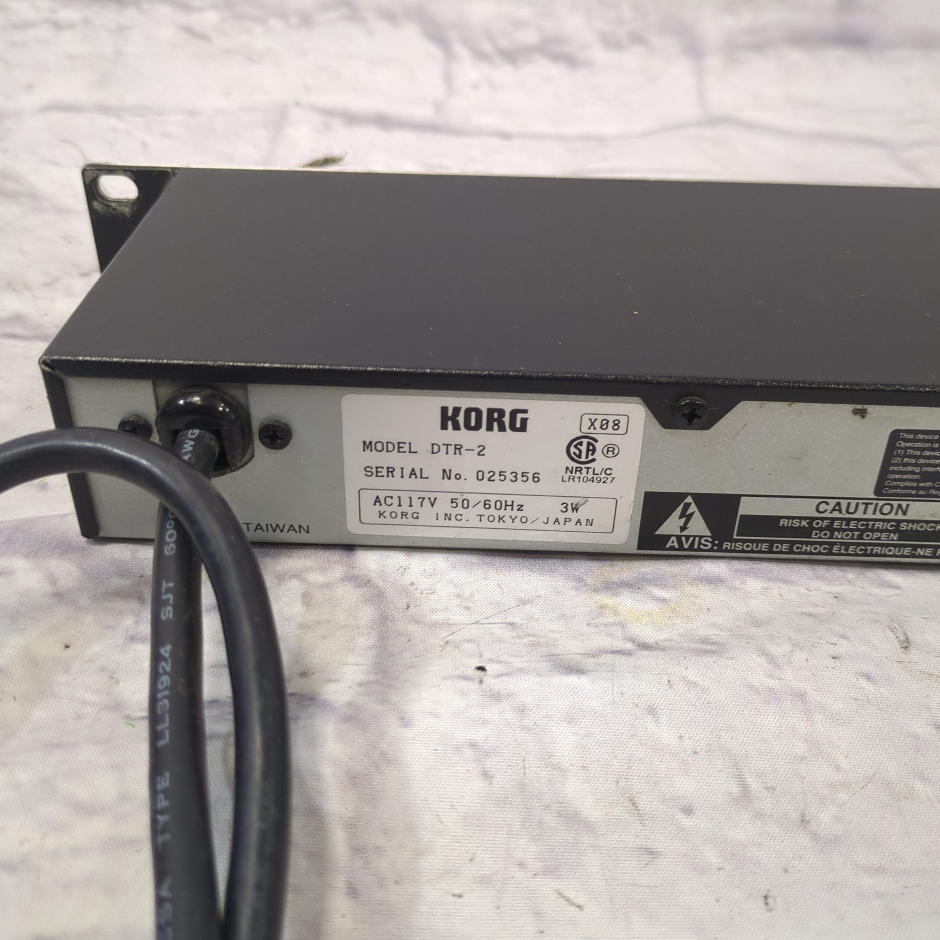 Korg DTR-2 Digital Rack Tuner