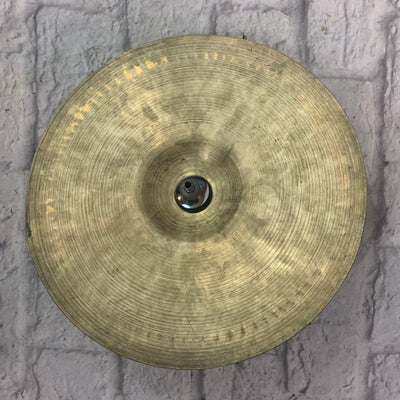 Vintage Zildjian 13" 13 Inch 1940s 1950s Trans Stamp Transitional Stamp Top High Hat Cymbal Only