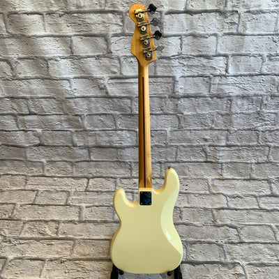 1989 Squier Precision Bass Made in Korea Vintage White