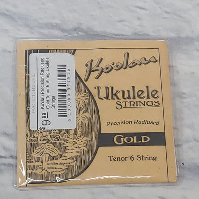 Ko'olau Precision Radiused Gold Tenor 6 String Ukulele Strings
