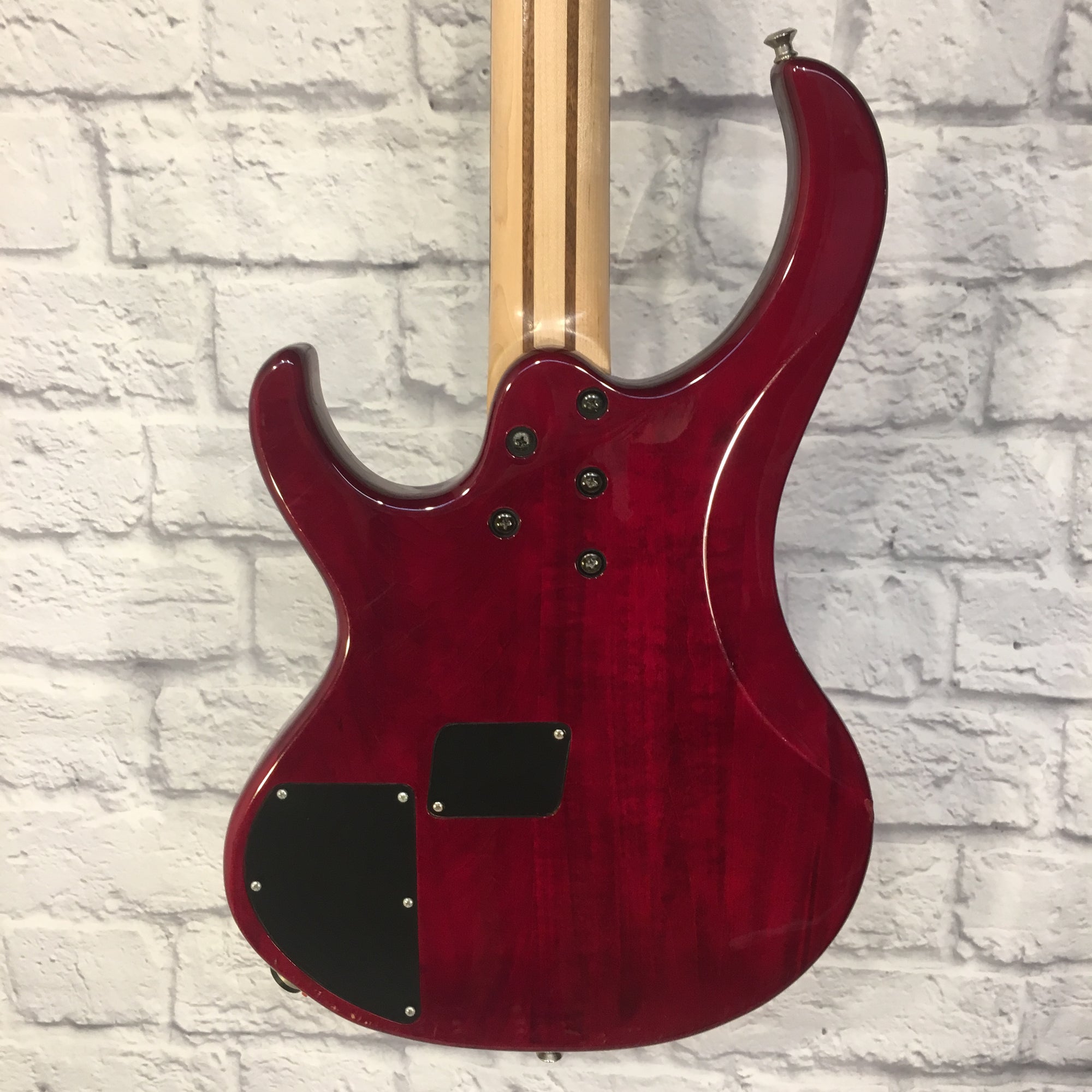 Ibanez BTB450QM 4 String Electric Bass Transparent Red