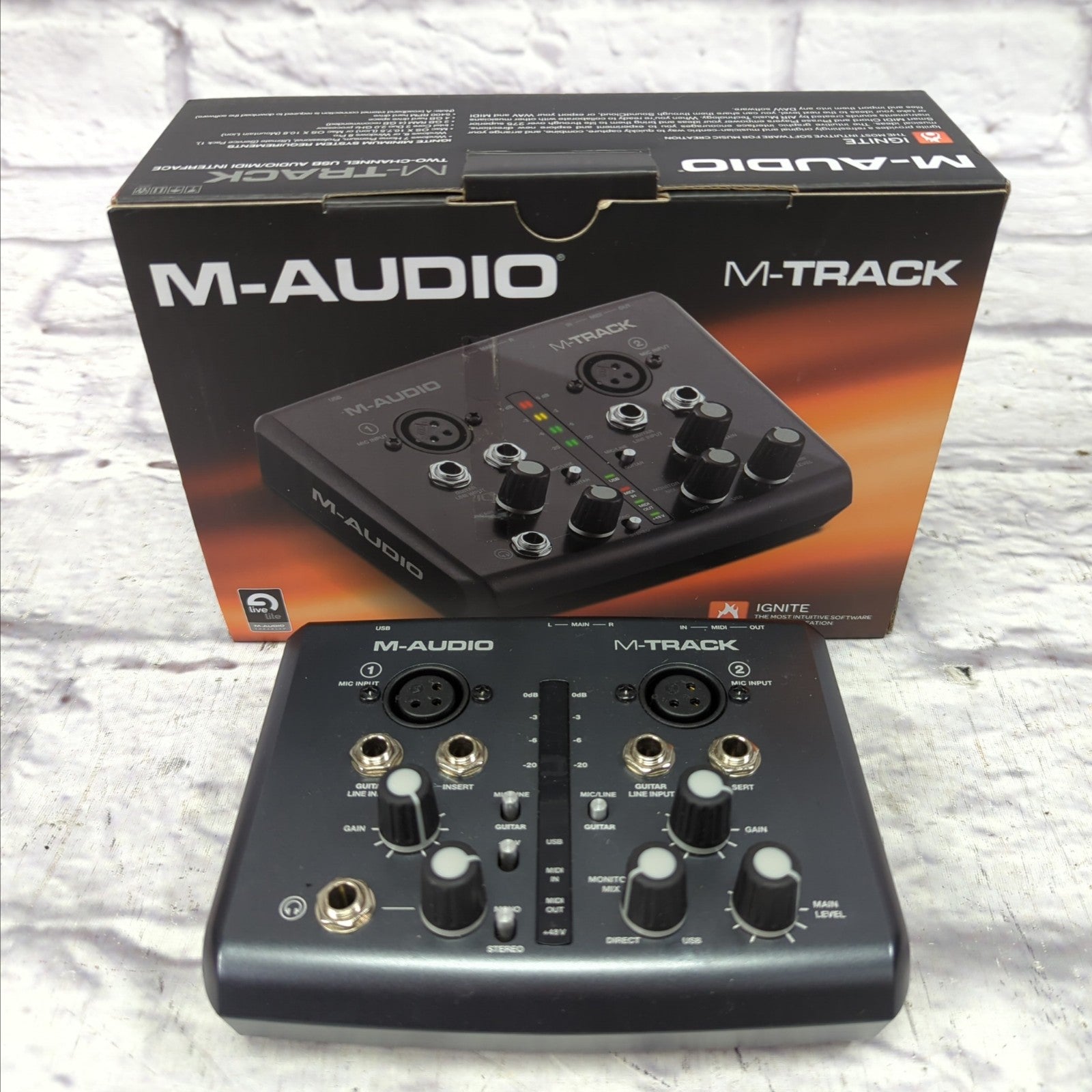 M Audio M-Track Two Channel USB Audio MIDI Recording Interface