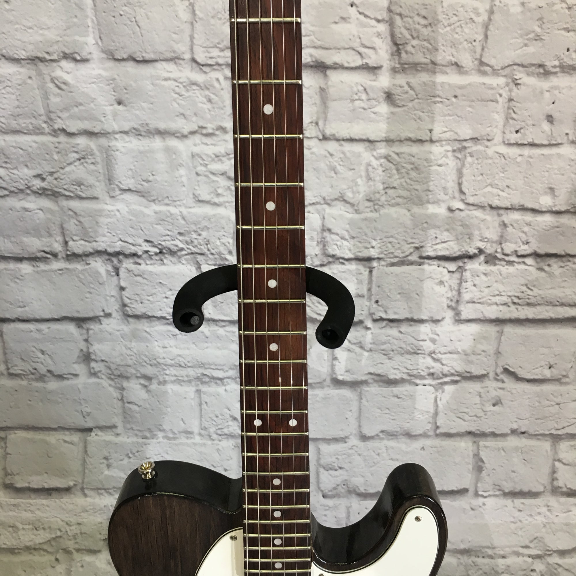 Gatto Tele Style Electric Guitar Trans Black Finish
