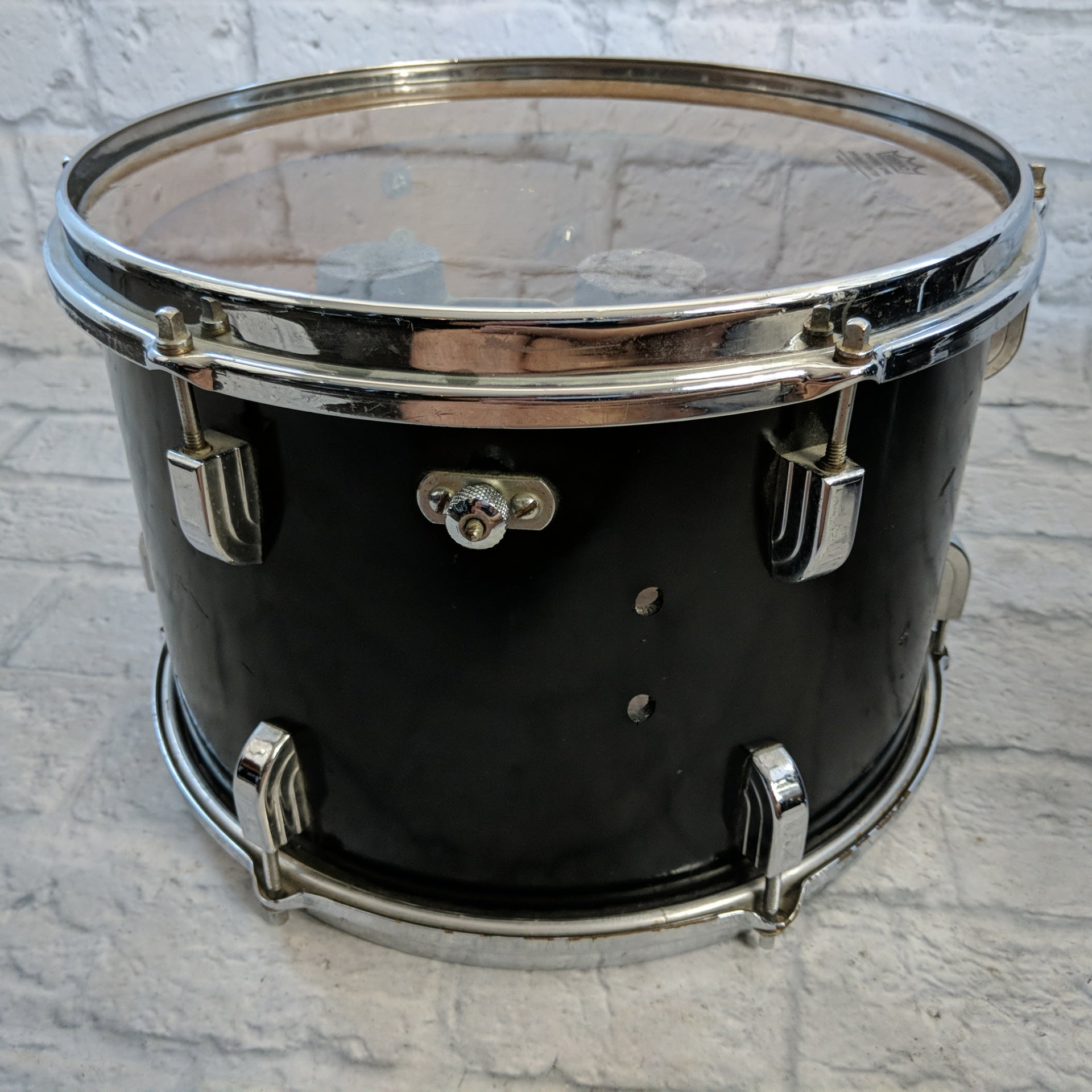 Vintage 1959 Leedy 3pc Black Drum Kit 20 13 16