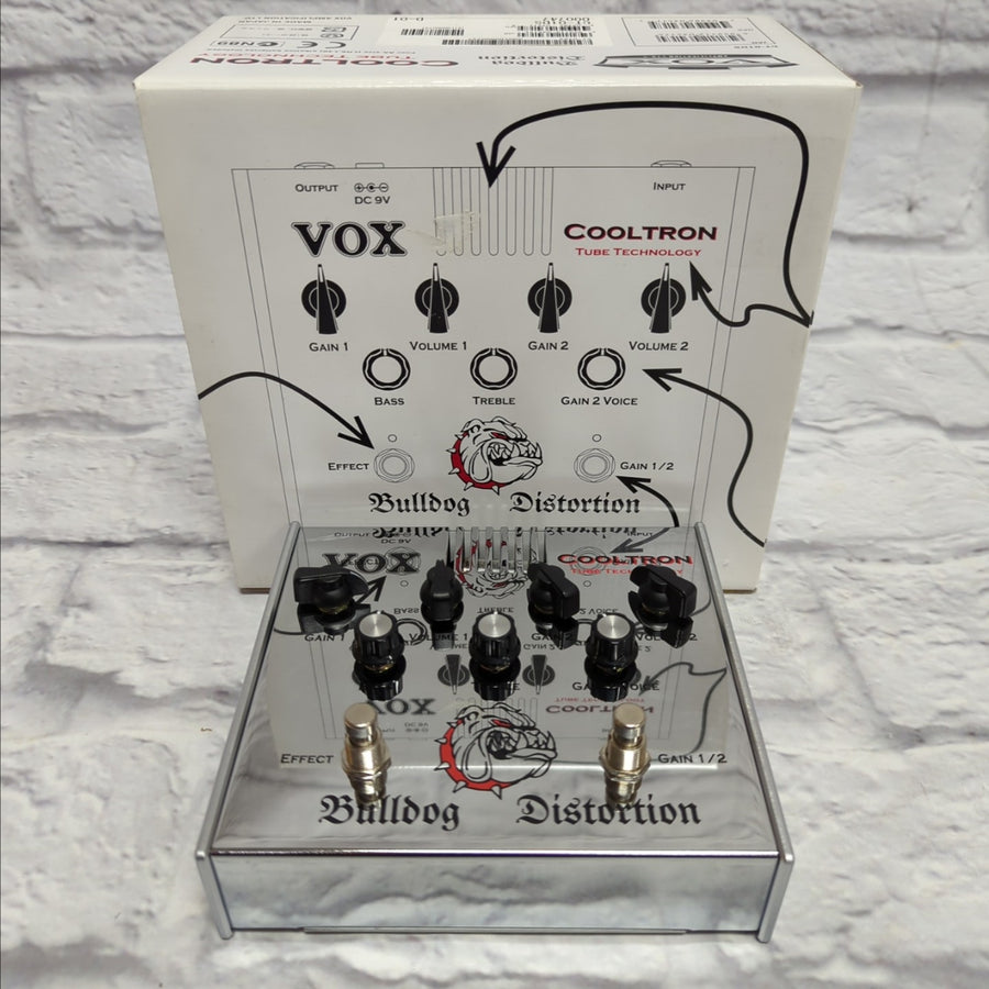 Vox Bulldog Cooltron Dual Tube Distortion Pedal