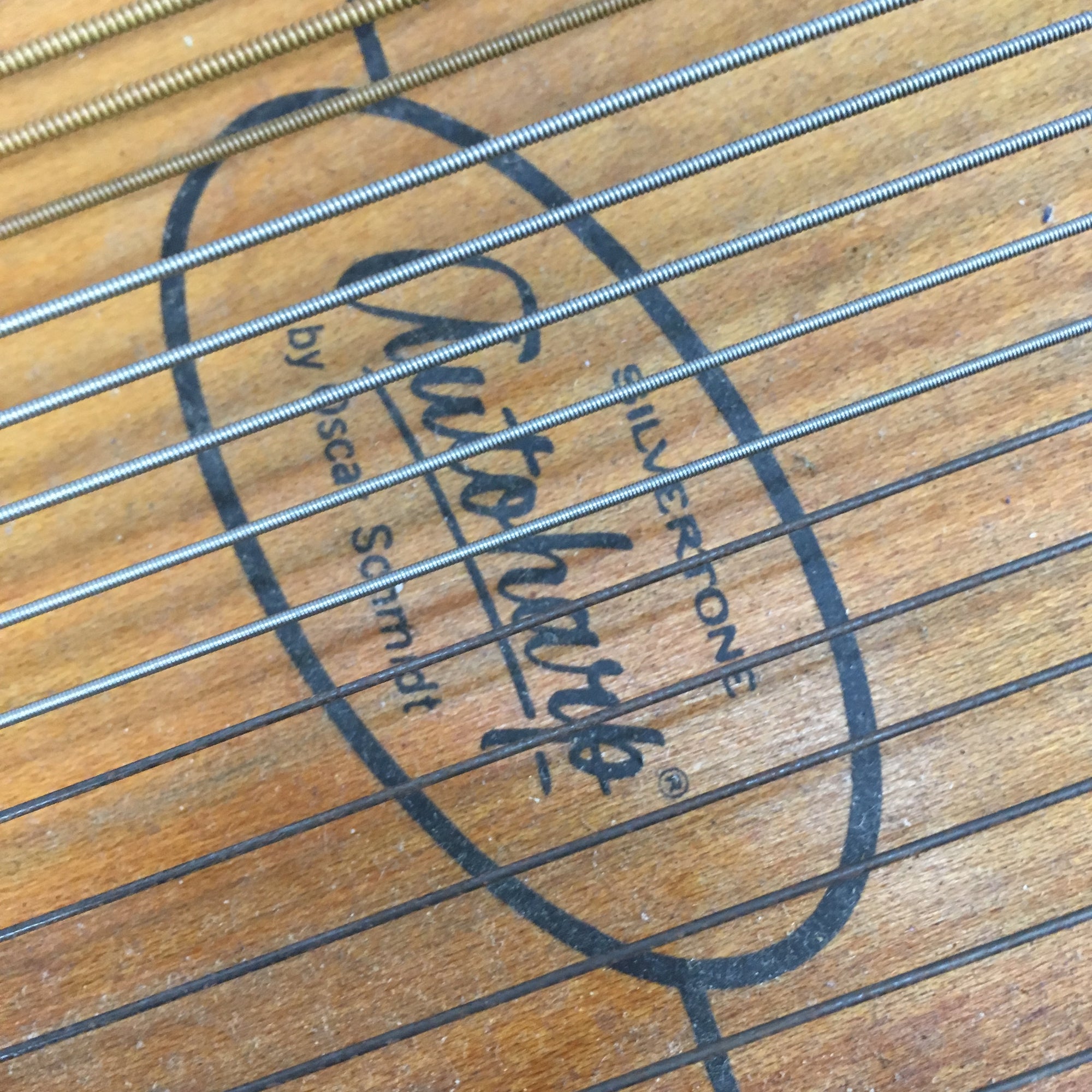 Silvertone by Oscar Schmidt Auto Harp with Case