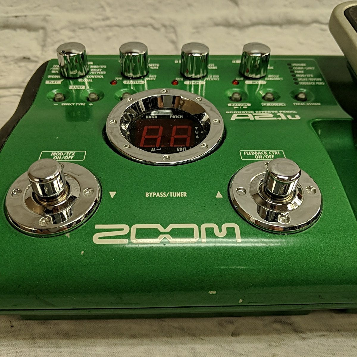 zoom acoustic effects pedal a2 1u Zoom A2.1U Acoustic Multieffects Pedal Effects Pedals