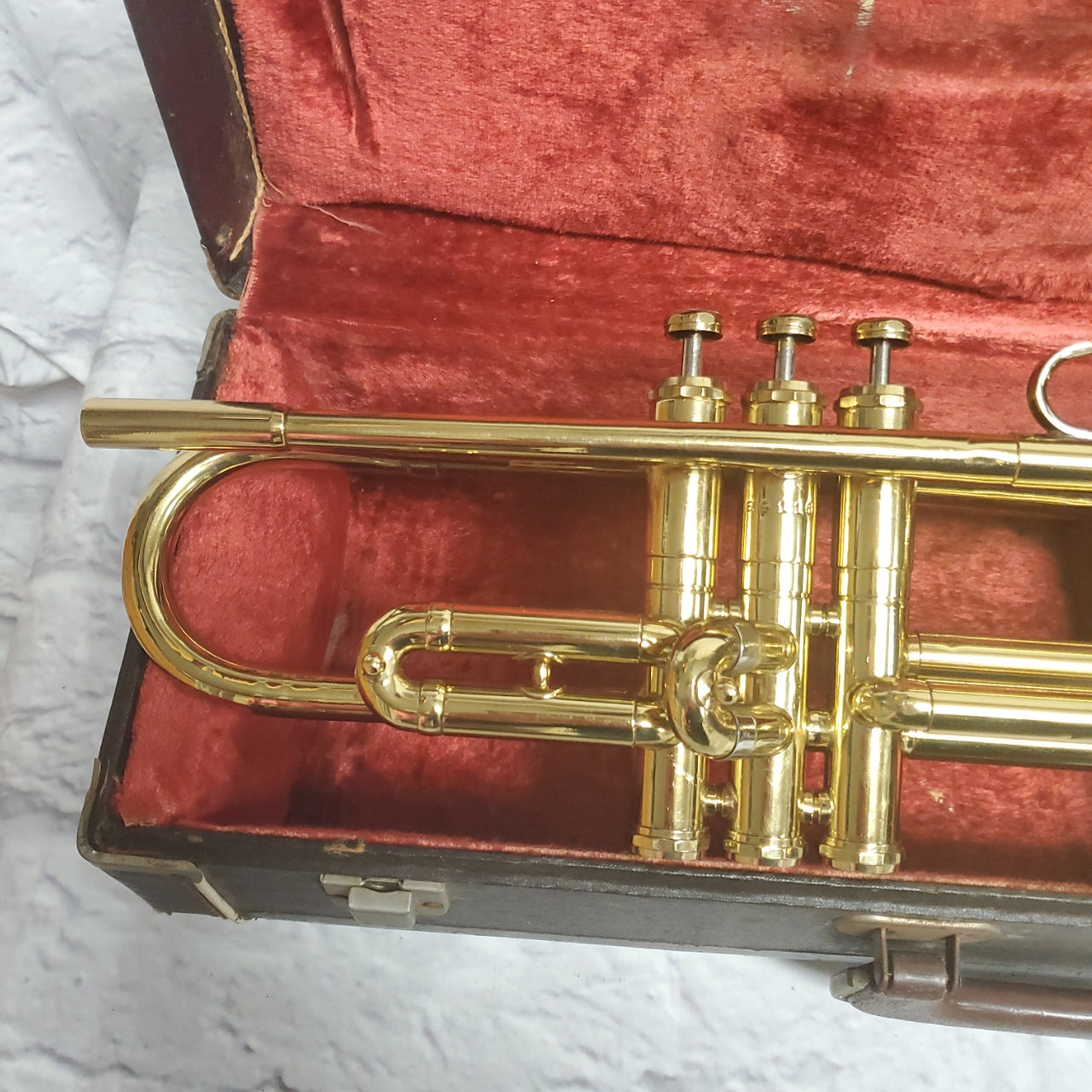 Vintage Elkhorn by Getzen Model 201 Trumpet 50s w/ Case