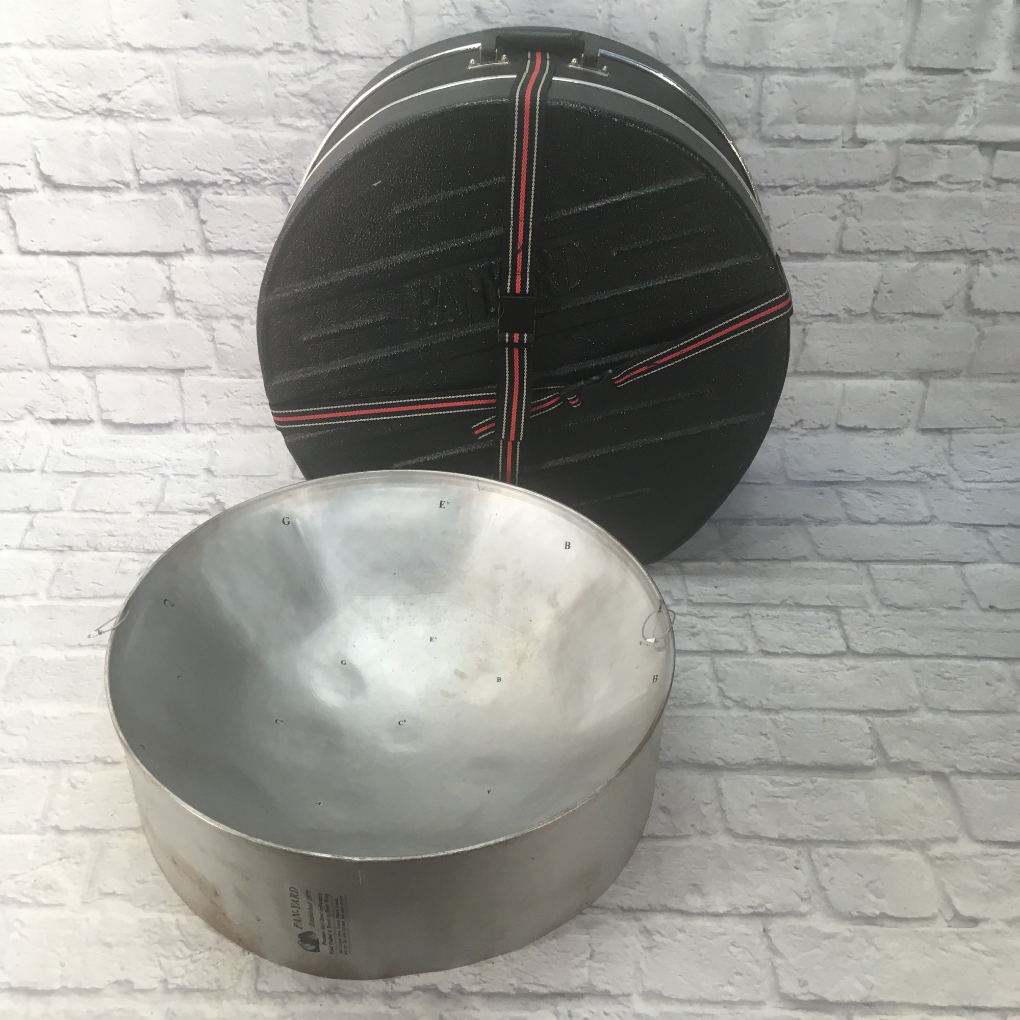 Panyard Double Seconds 2of2 23in 15 Note Steel Drum w/ Case
