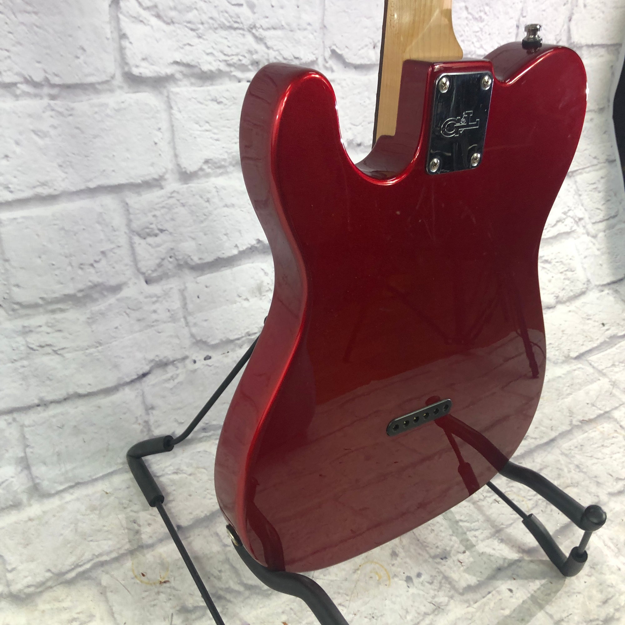 G&L ASAT Bluesboy USA Candy Apple Red Semi Hollow Electric Guitar