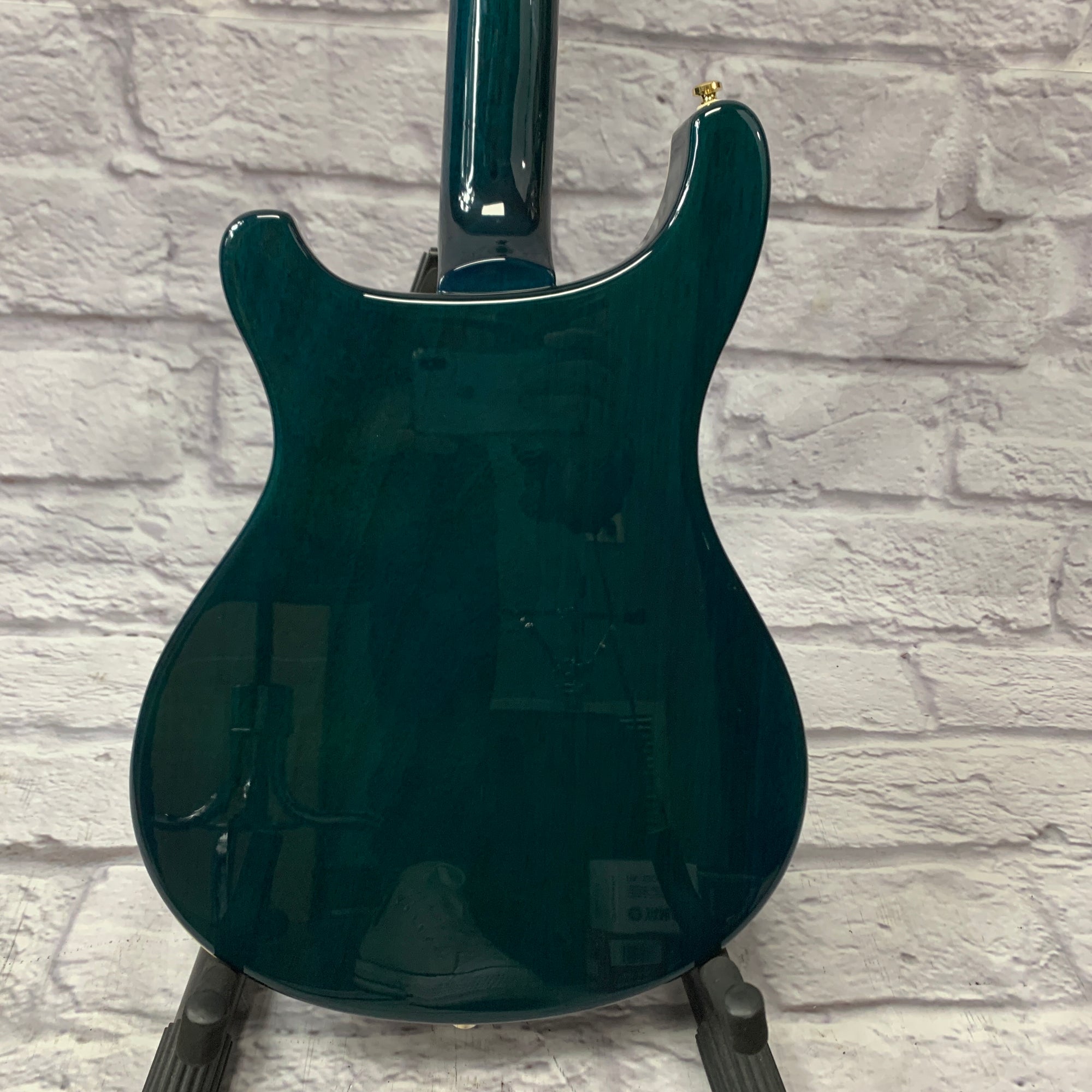 Tradition MTP-450 Semi Hollow Electric Guitar - Transparent Blue, Tree of Life Inlay, Hardshell Case