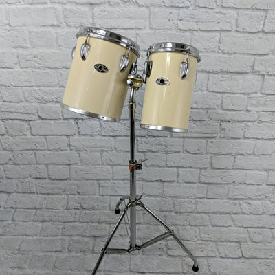 Slingerland 6" & 8" Bongo Concert Toms With Stand