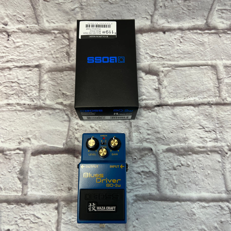 Boss BD-2W Waza Blues Driver Overdrive Pedal