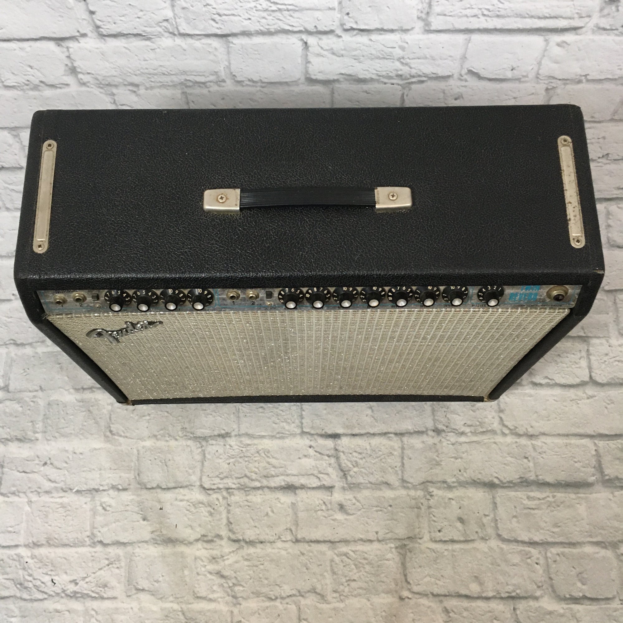 1976 Fender Twin Reverb "Silverface" Combo Amp w/ Original Cover
