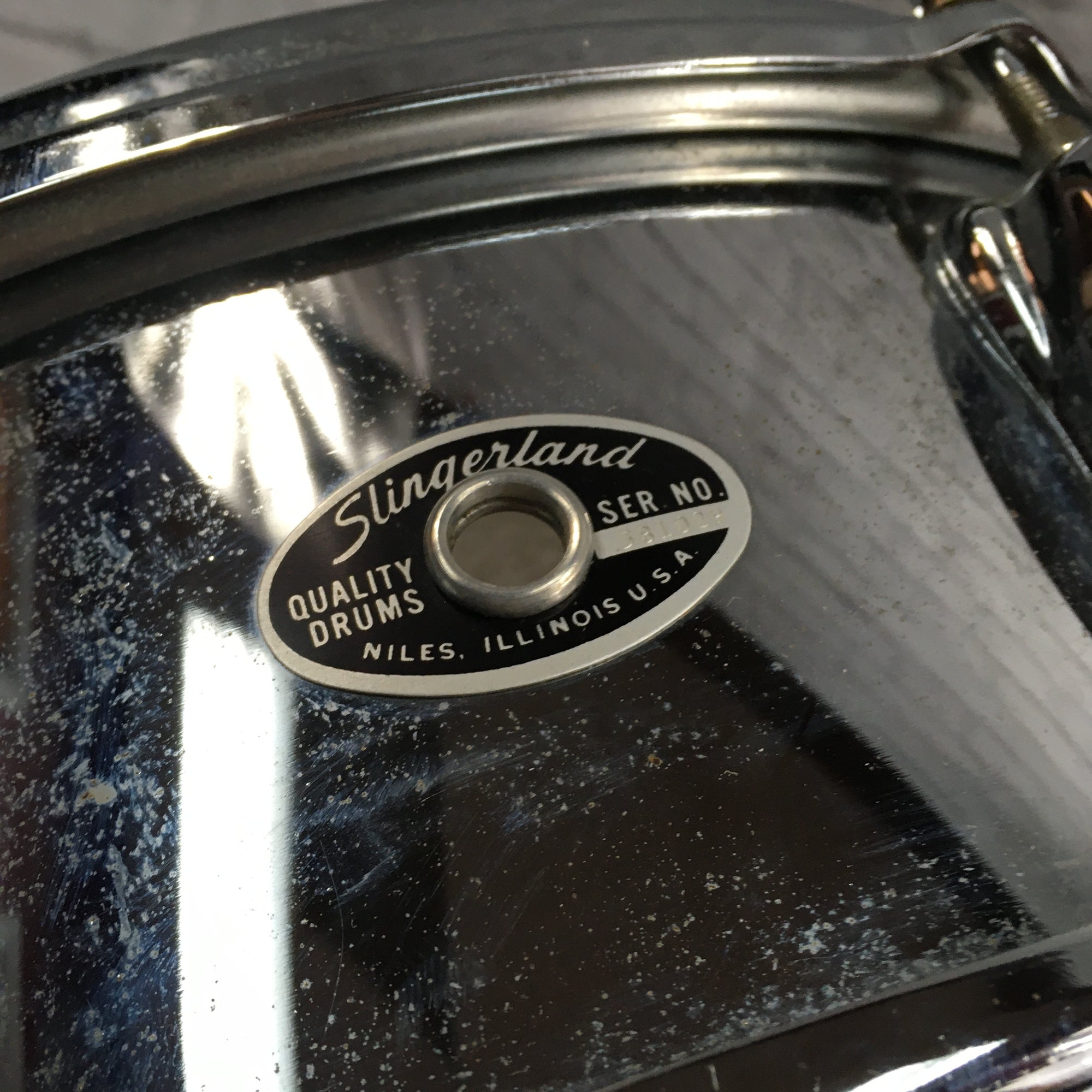 Vintage 1970s Slingerland 14 Festival 8-Lug Snare Drum