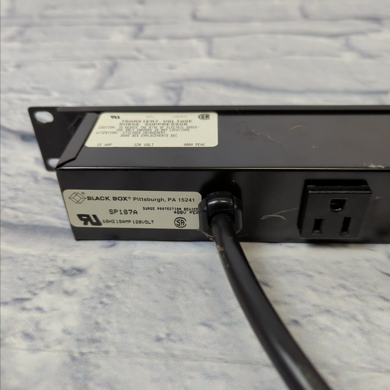 Black Box SP187A Power Conditioner Rack Surge Protector