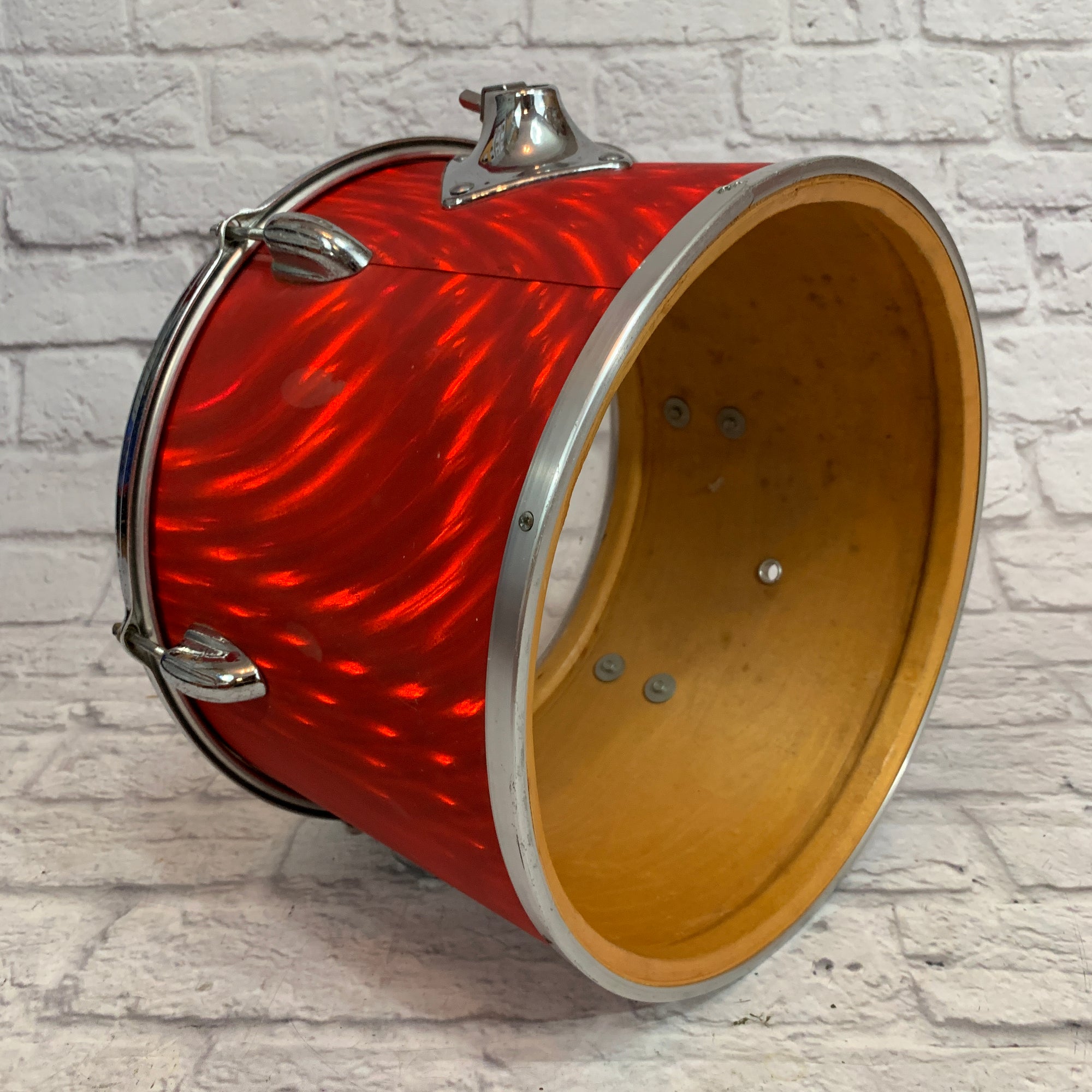 Slingerland 4-Piece Drum Kit Red Satin Flame 1960's