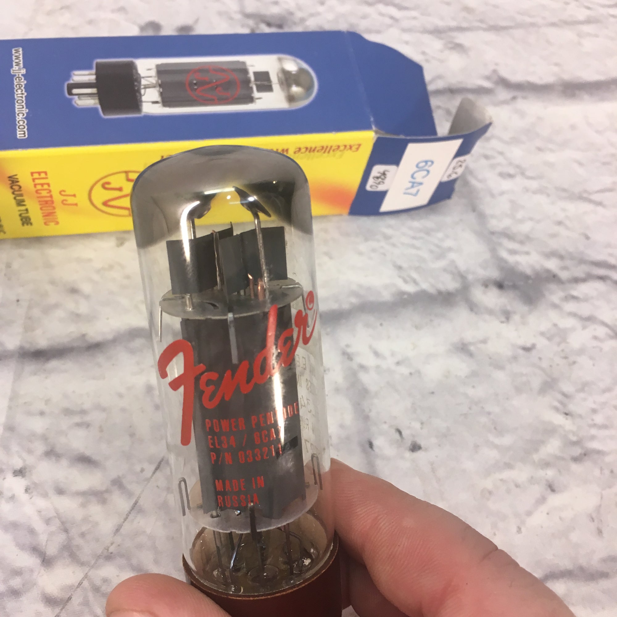 JJ Electronic Fender EL34 / 6CA7 Single Power Vaccum Tube