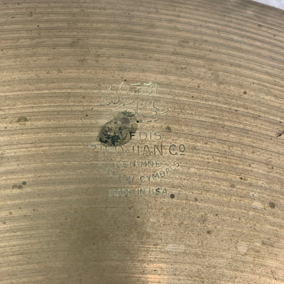 Zildjian 20 Ride Cymbal Edge Crack