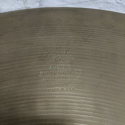 Zildjian Vintage 1960s 22 Ride Cymbal 3100g