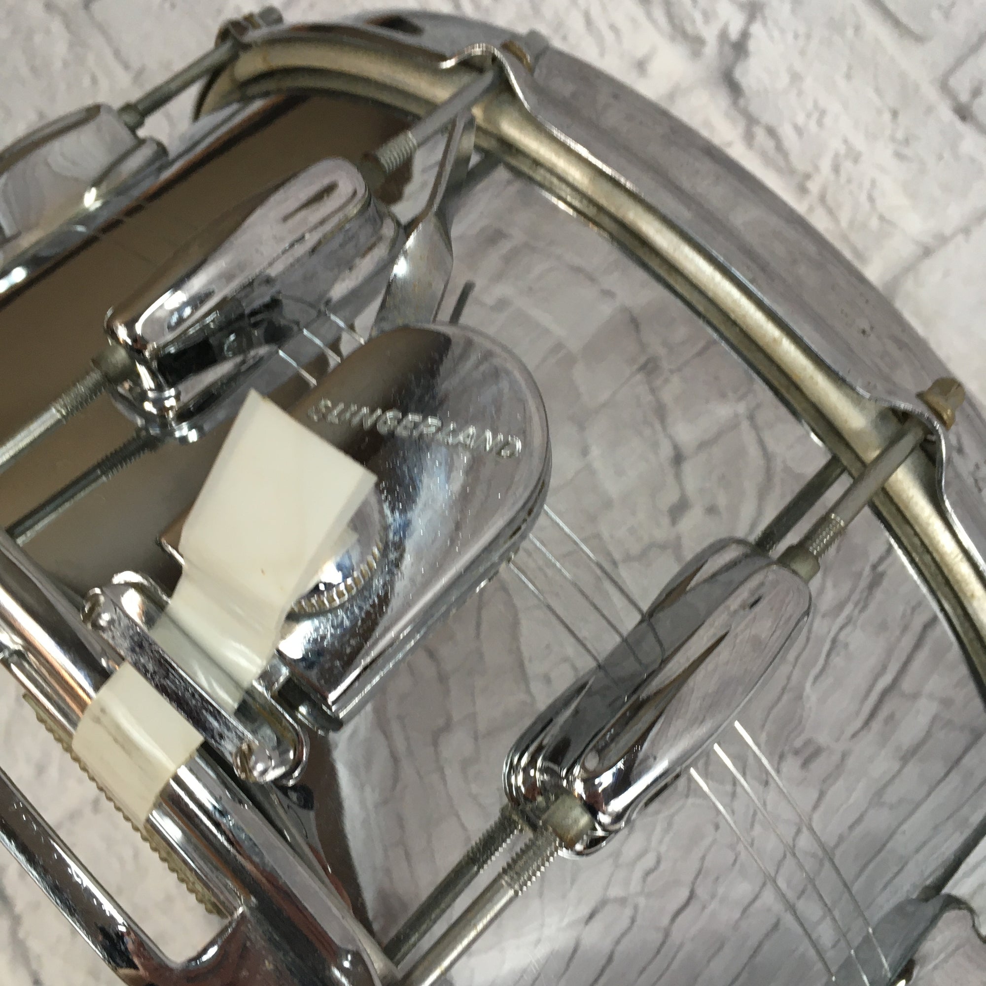 Vintage 1970s Slingerland Sound King COB 10-Lug Snare Drum