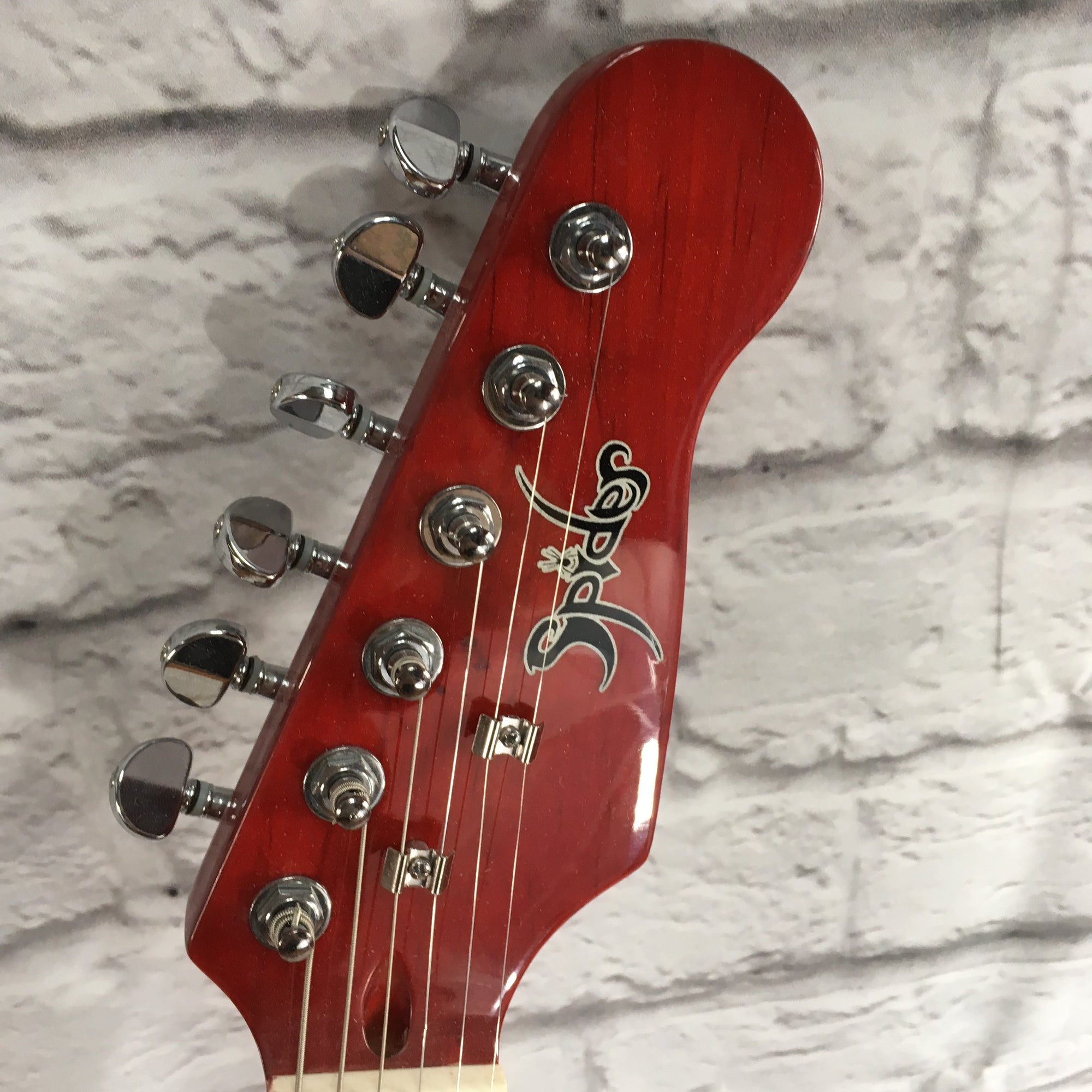 Hard Luck Kings Spider Firebird Style Guitar w/ case