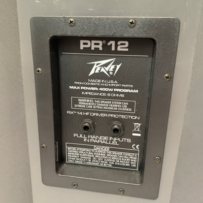 Peavey PR12 400w Passive Speaker Pair
