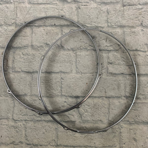 Slingerland 14" Snare Hoops 8 Lug Chrome