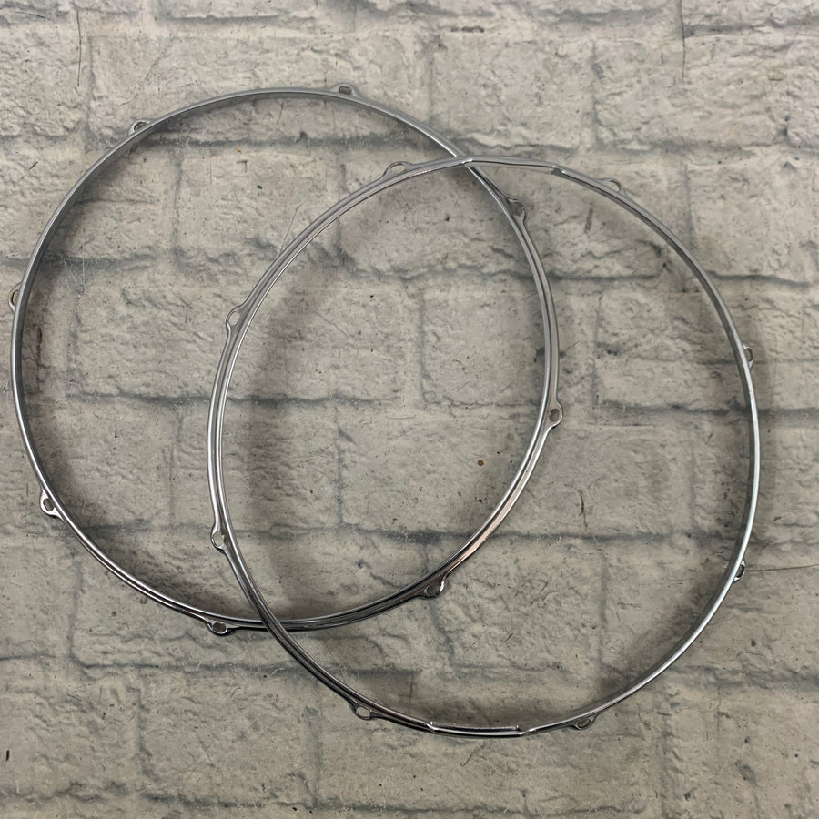 Slingerland 14" Snare Hoops 8 Lug Chrome